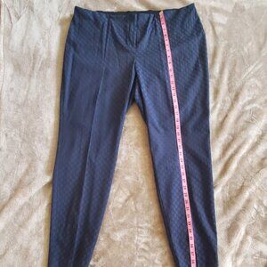 Alfani Textured Navy Women's Pants, Size 18
